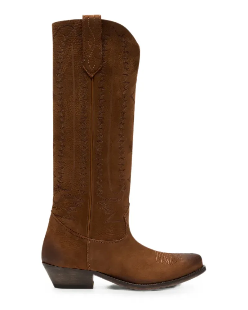 Golden Goose Wish Star Stiefel mit Laser - Braun Braun