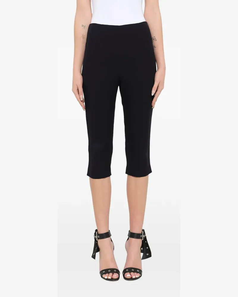 Alexander McQueen zip cropped trousers - Schwarz Schwarz