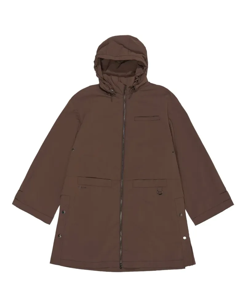 BIMBA Y LOLA hooded zip-up coat - Braun Braun