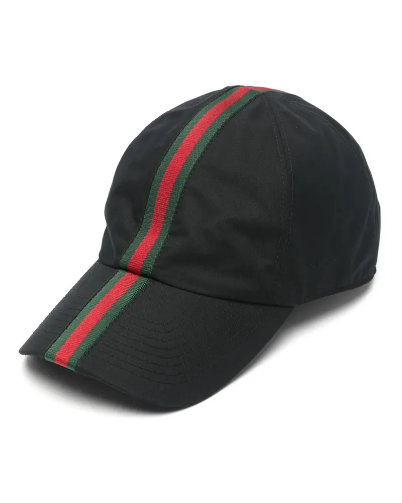 Gucci Web Baseballkappe - Schwarz Schwarz