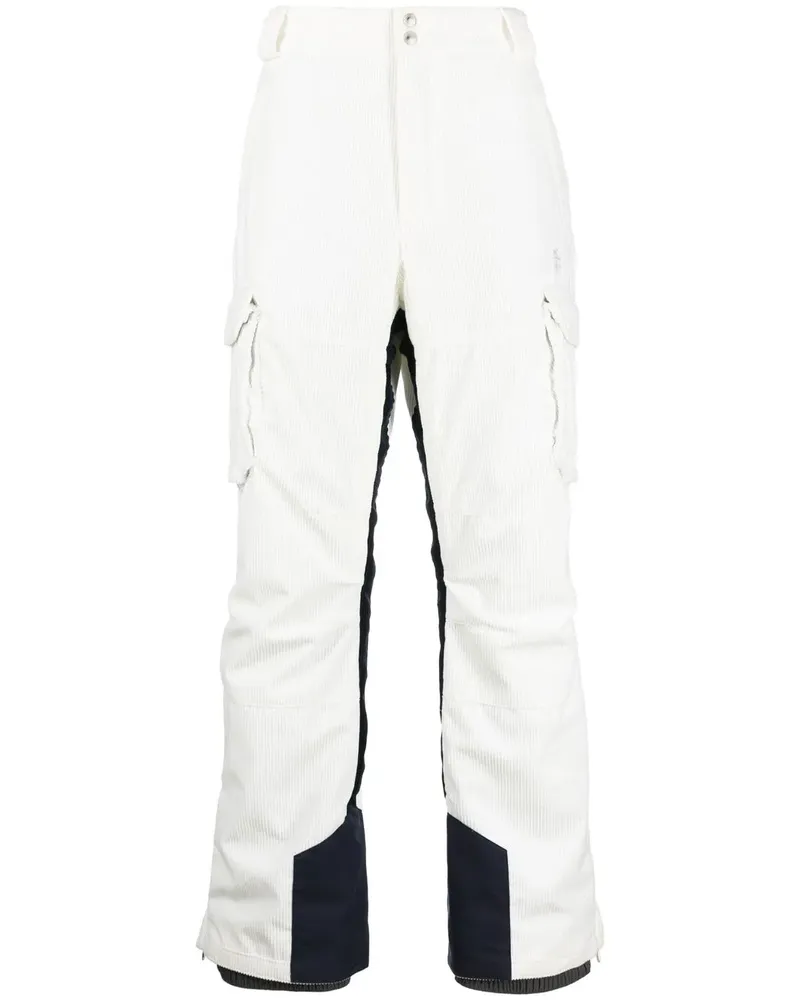Brunello Cucinelli Cargohose aus Cord - Weiß Weiß