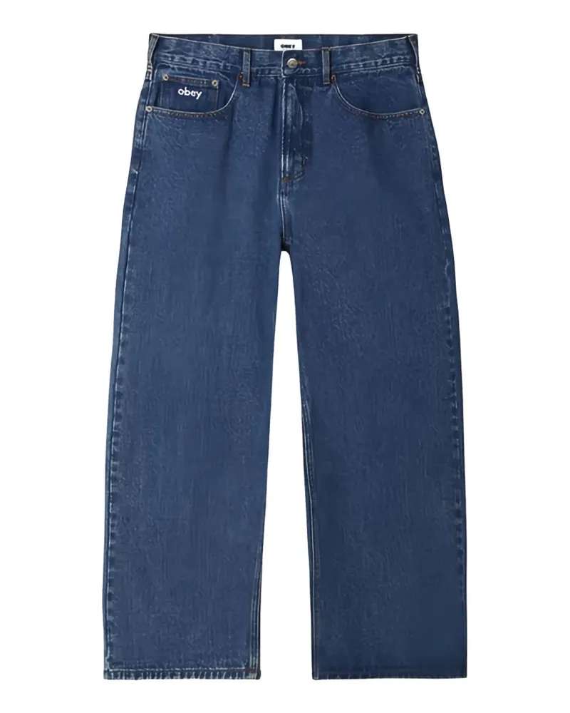 Obey Bigwig Baggy Jeans - Blau Blau