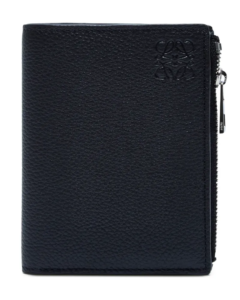 Loewe slim compact wallet - Schwarz Schwarz