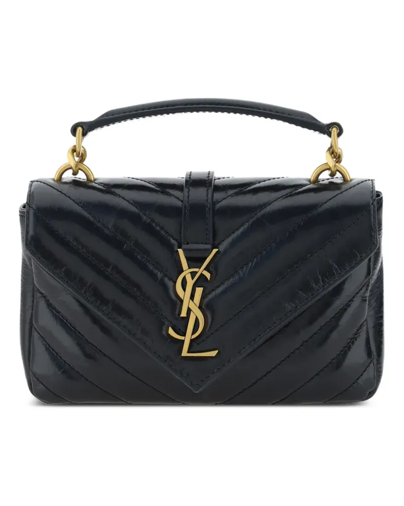 Saint Laurent Portemonnaie mit Logo-Applikation - Schwarz Schwarz