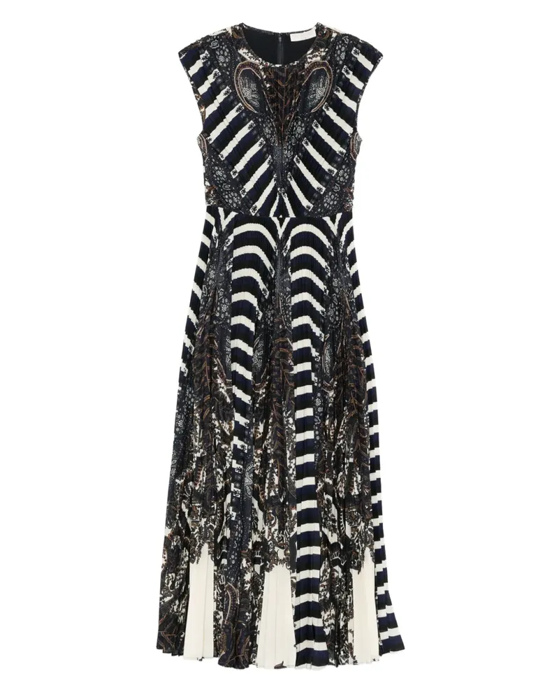 Ulla Johnson Violeta Kleid mit Falten - Schwarz Schwarz