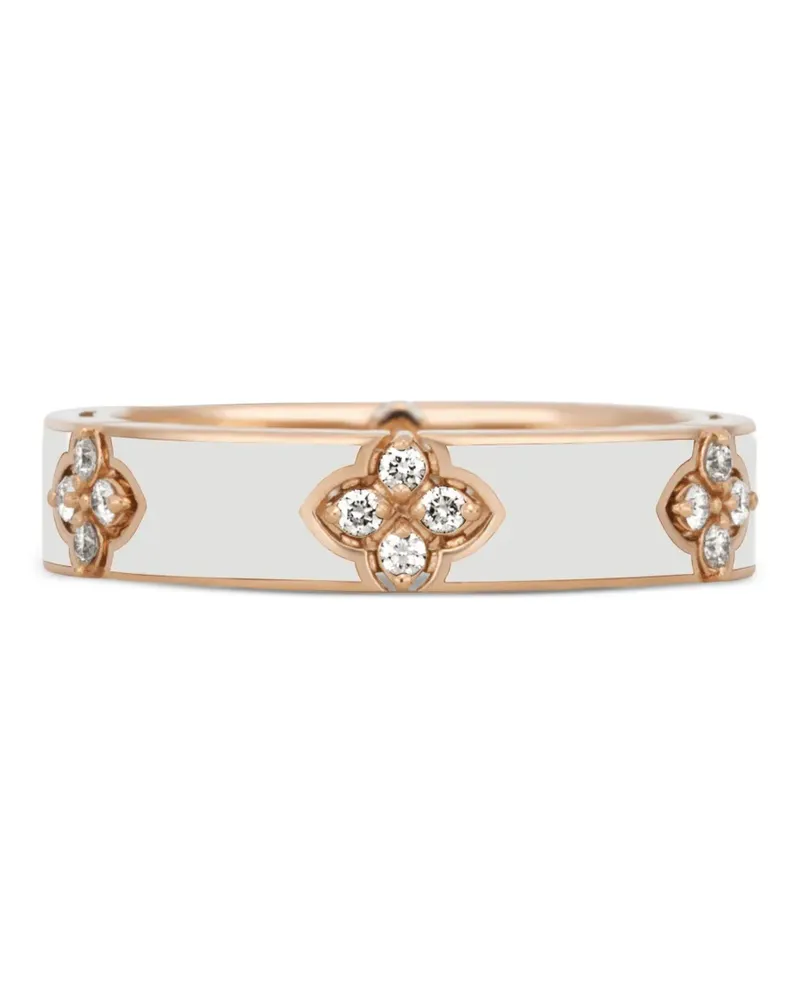 Roberto Coin Love in Verona Ring mit Diamant und Emaille - Rosa Rosa