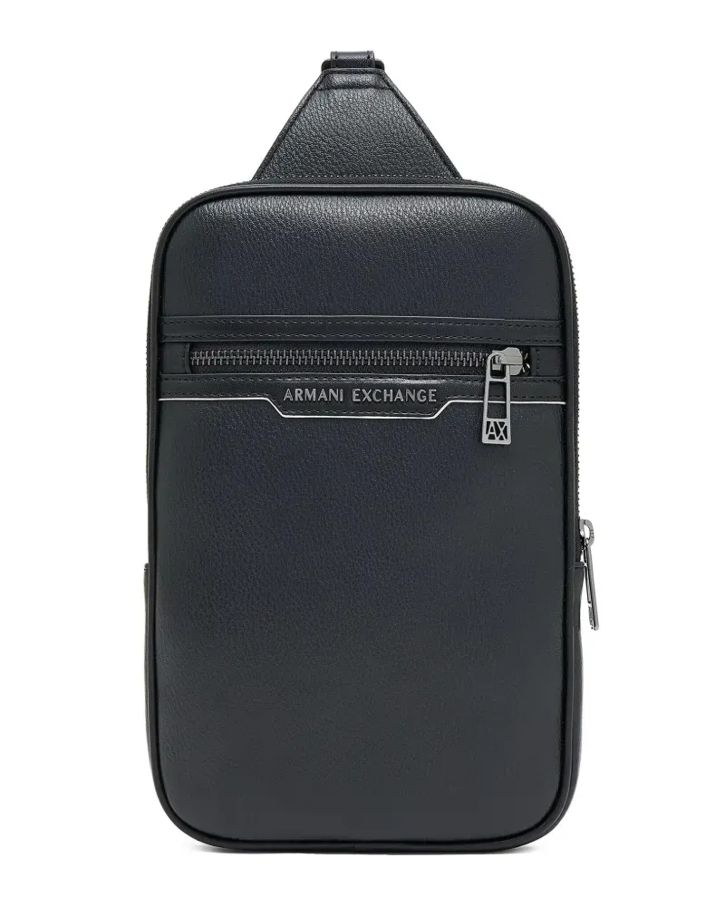Armani Exchange zip-fastening shoulder bag - Schwarz Schwarz