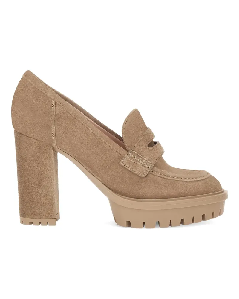 Gianvito Rossi Barry Pumps mit Plateau - Braun Braun