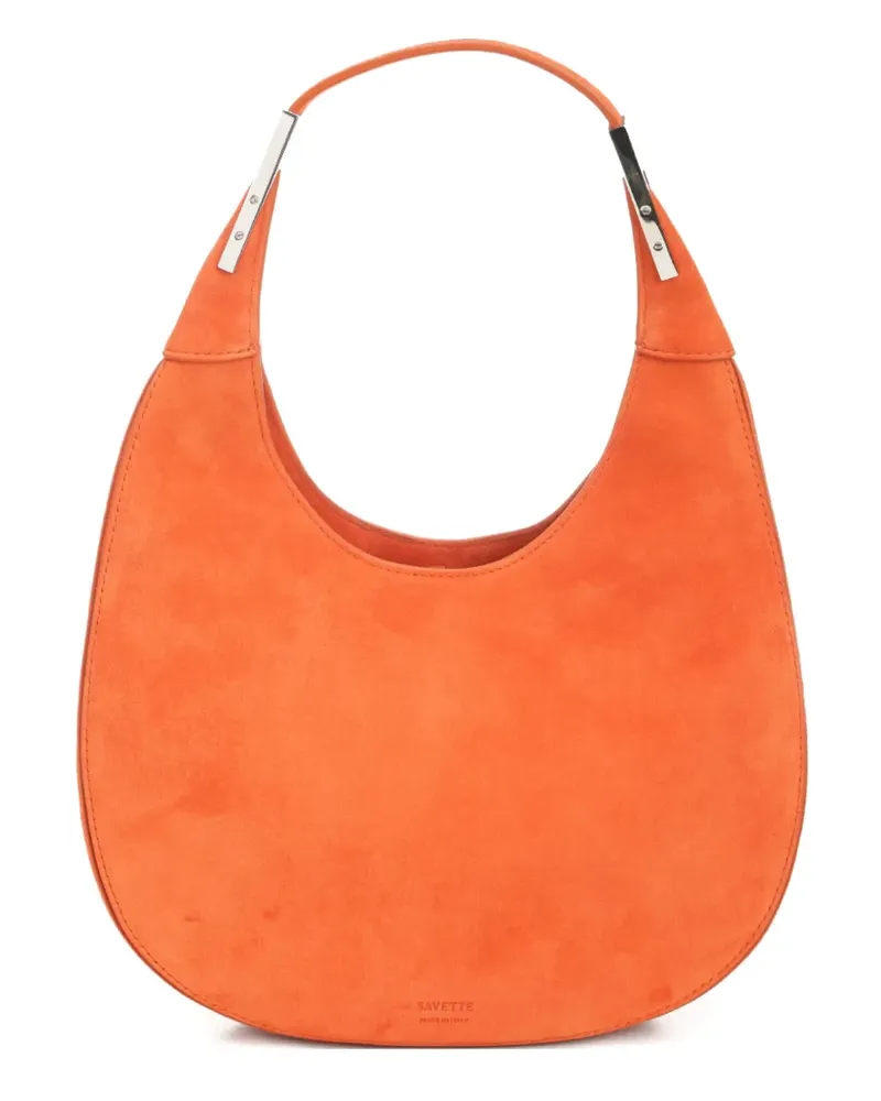 SAVETTE Florence Schultertasche in Sichelform - Orange Orange