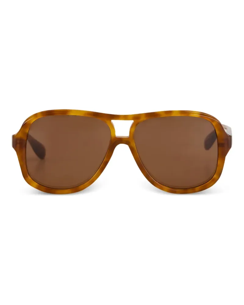 Emmanuelle Khanh Roma Pilotenbrille - Braun Braun
