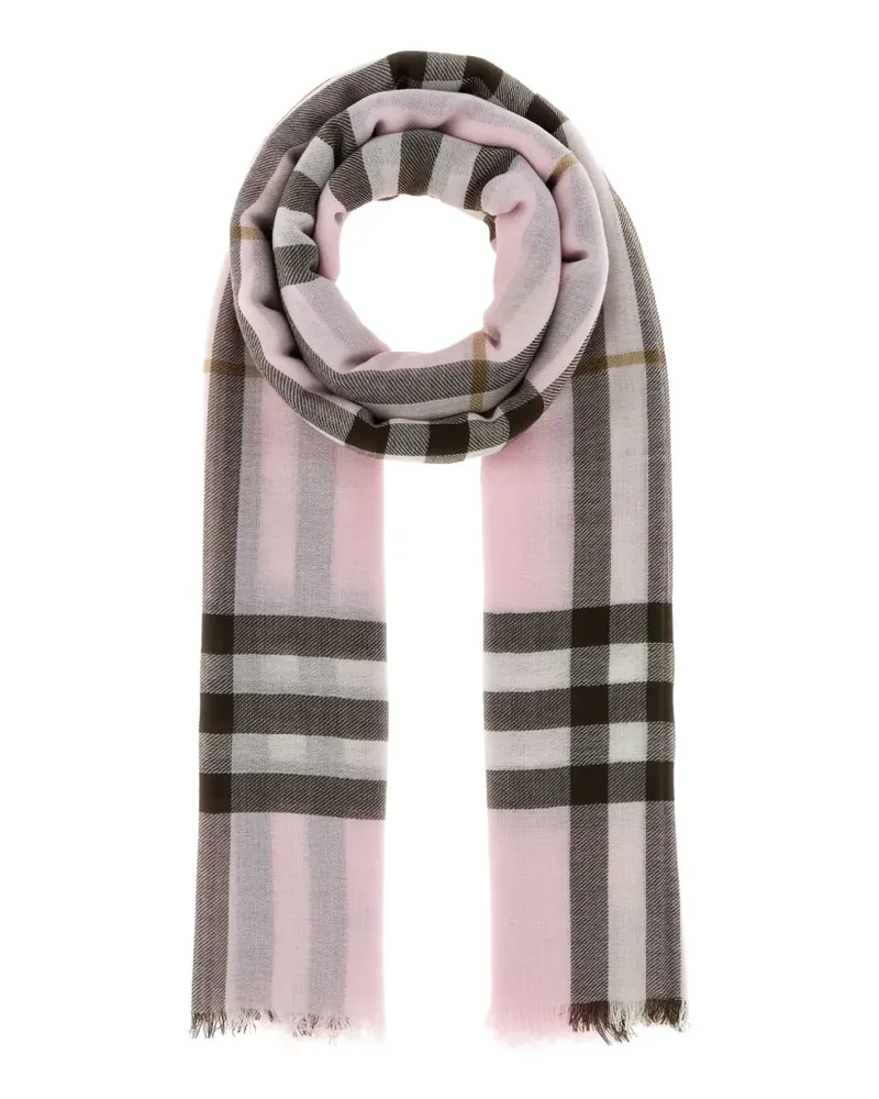 Burberry Schal mit Karomuster - Rosa Rosa