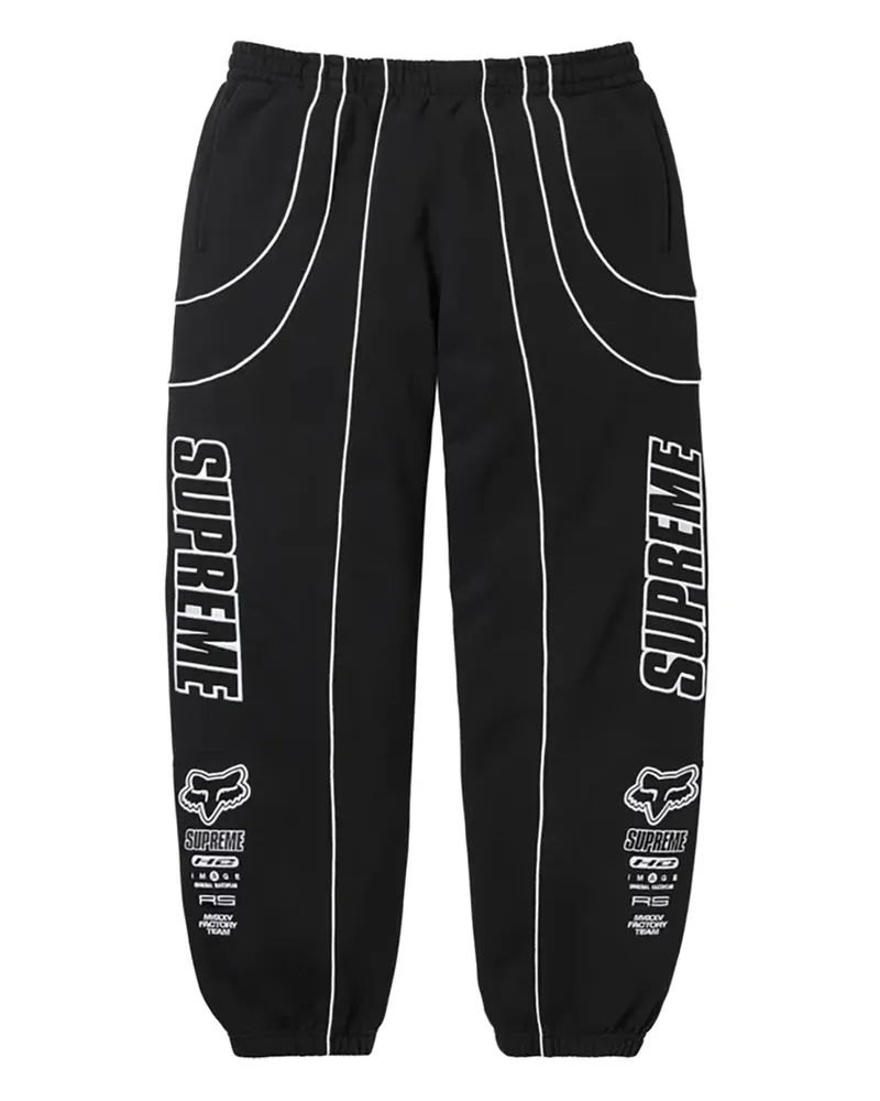 Supreme Being x Fox Racing® Jogginghose mit Logo - Schwarz Schwarz