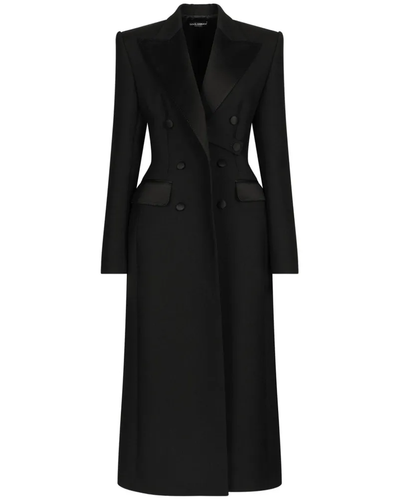 Dolce & Gabbana Klassische Cabanjacke - Schwarz Schwarz
