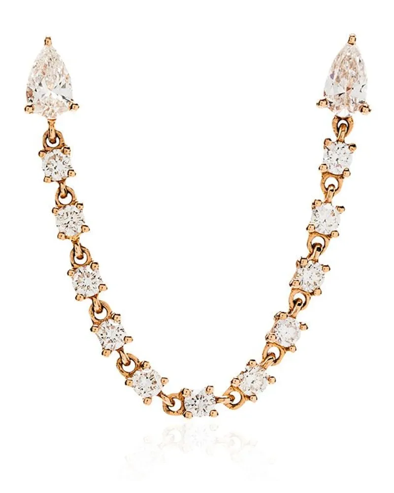 ANITA KO 18kt Goldohrring mit Diamanten Gold