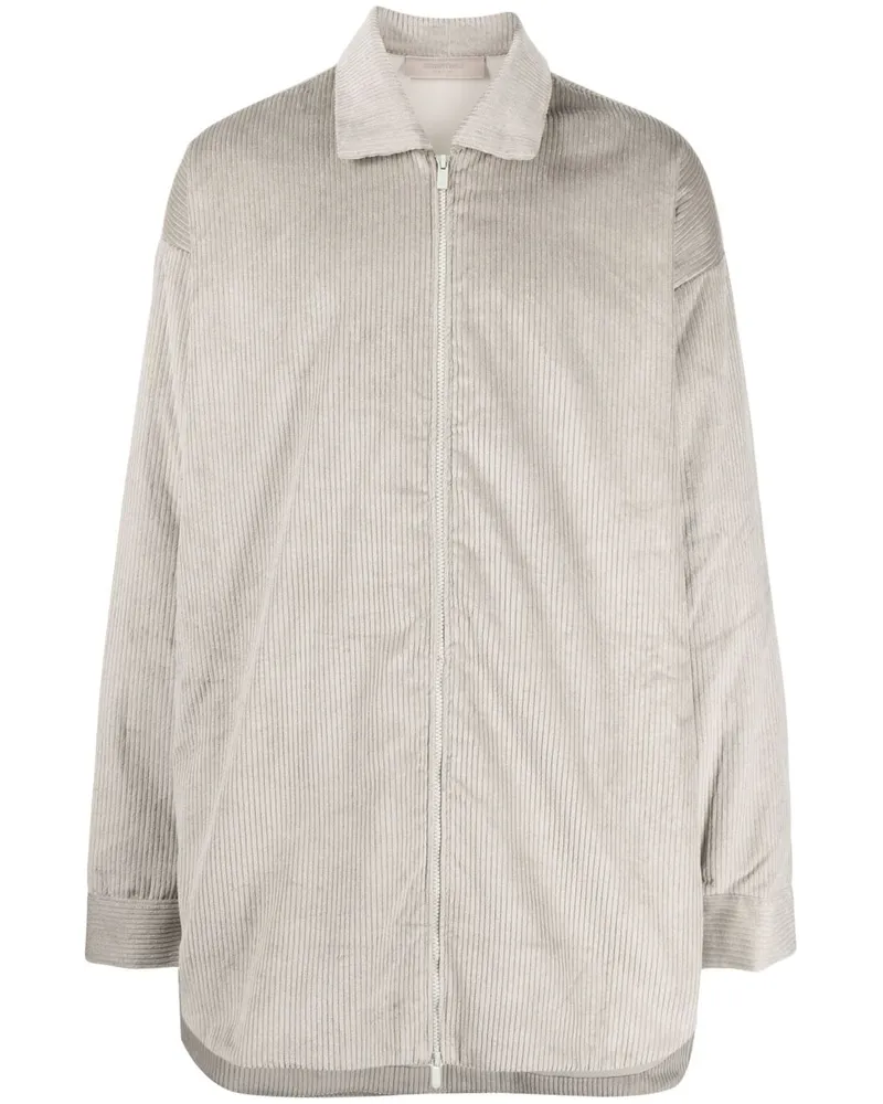 Fear of God Cordjacke mit Reißverschluss - Grau Grau