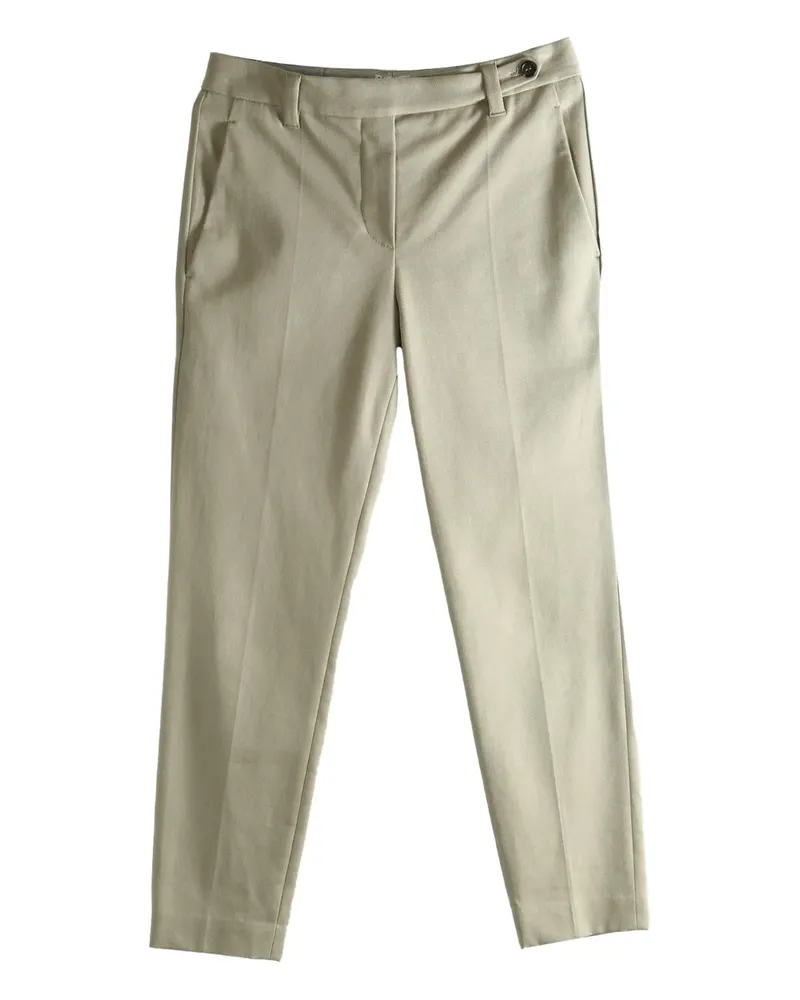 Brunello Cucinelli button-fastening trousers - Nude Nude