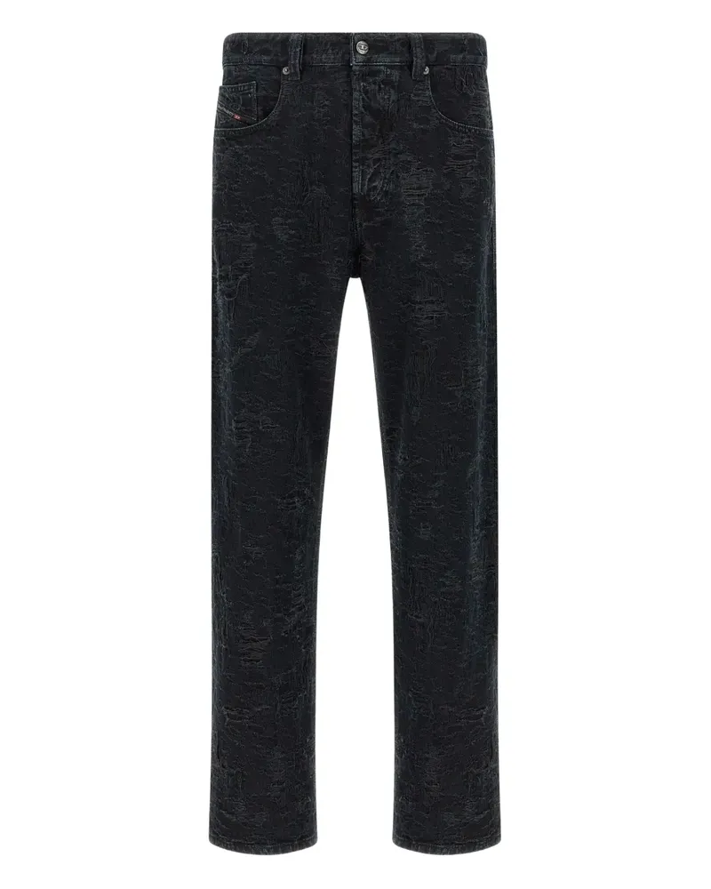 Diesel Jeans im Destroyed-Look - Schwarz Schwarz