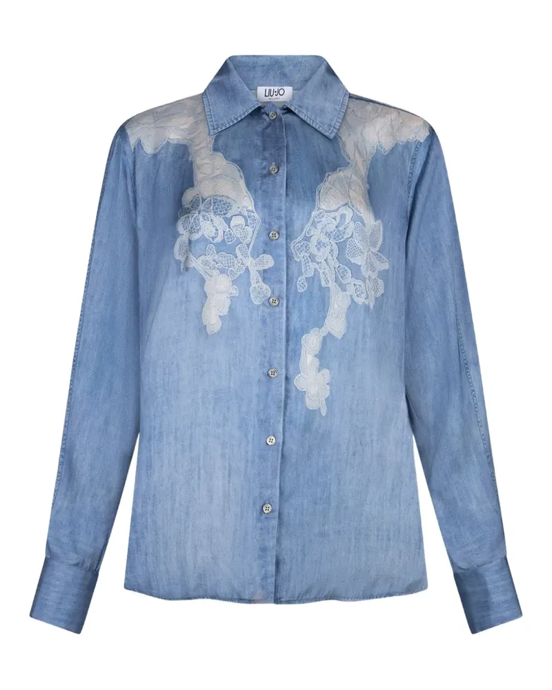 Liu Jo digital-print shirt - Blau Blau