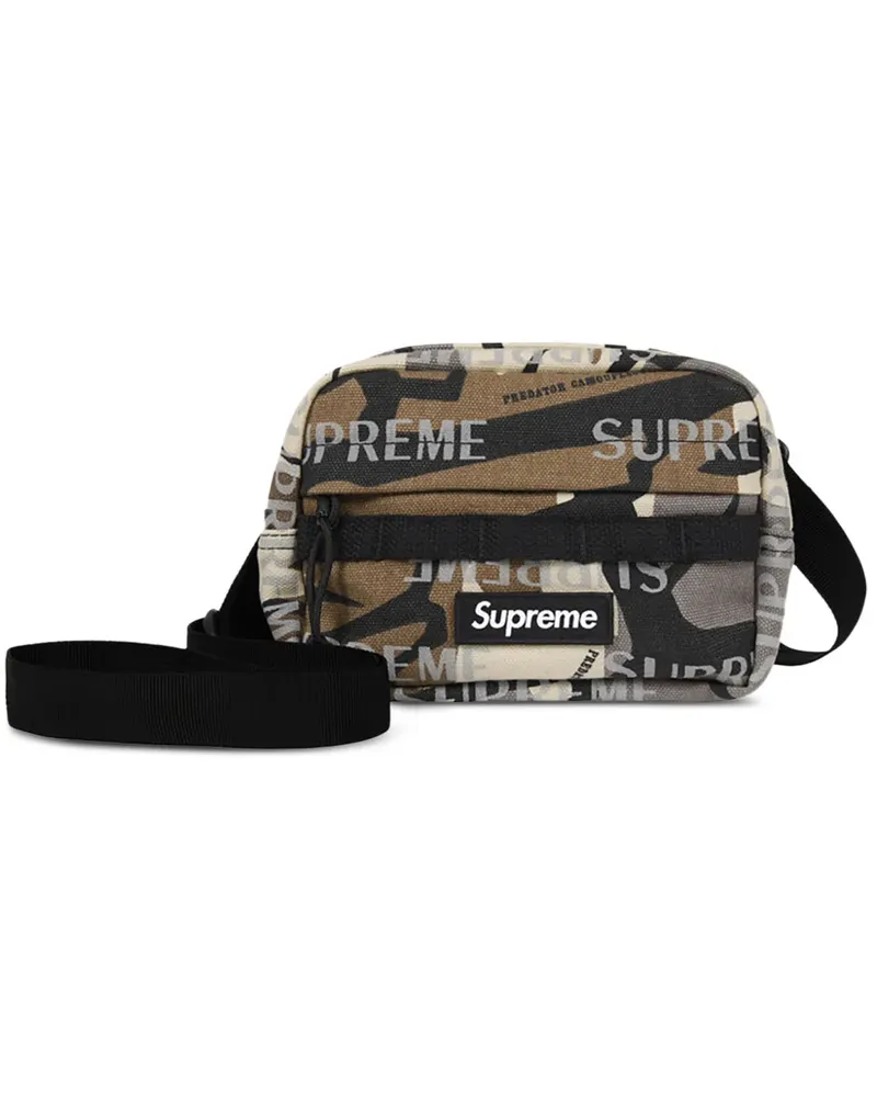 Supreme Being Mini Schultertasche mit Logo-Print - Nude Nude