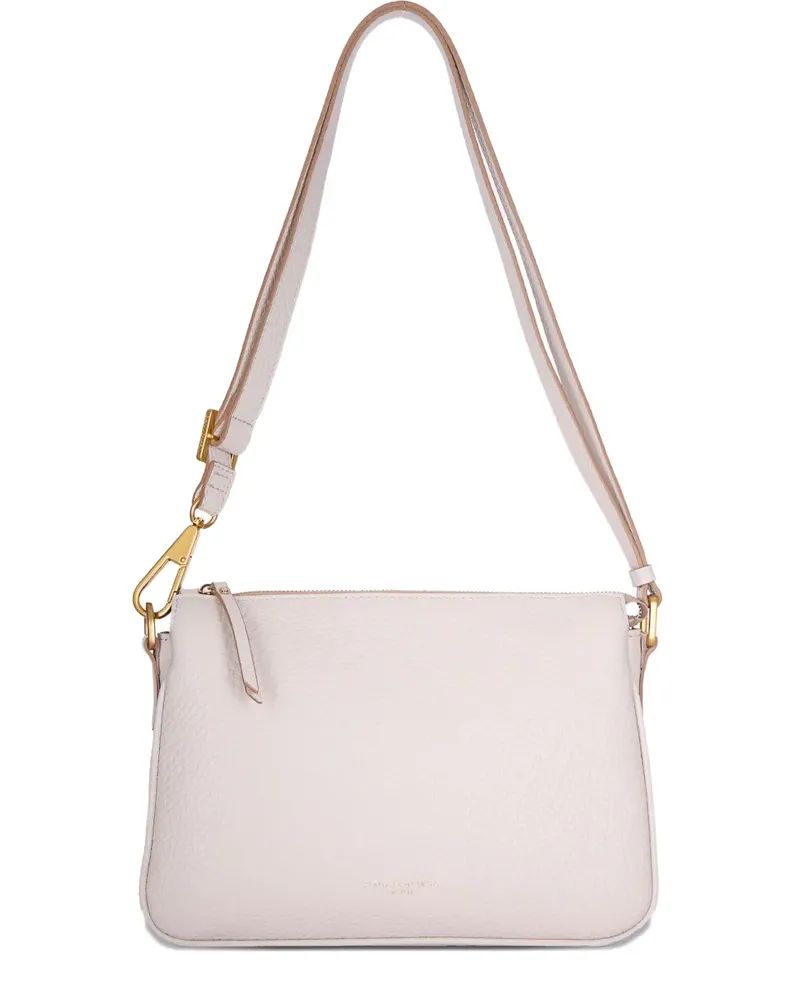 Gianni Chiarini Strukturierte Schultertasche - Nude Nude