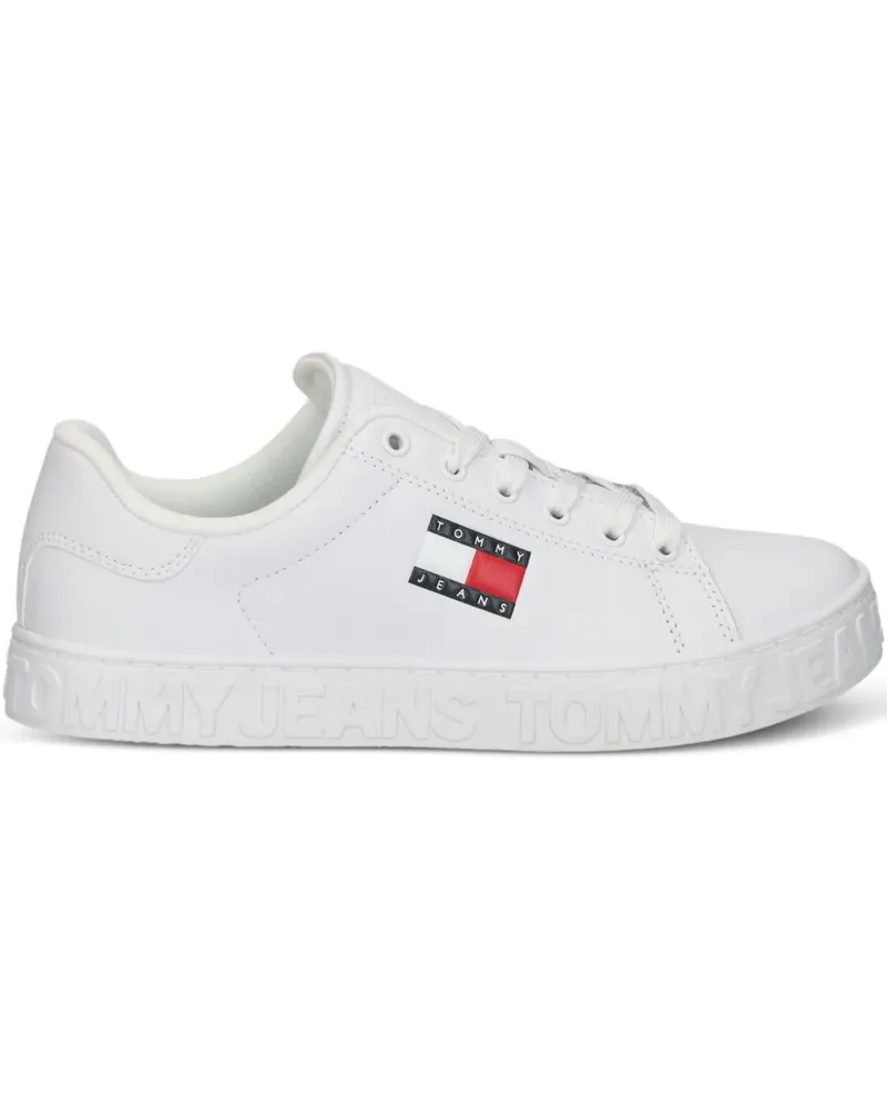 Tommy Hilfiger Sneakers mit Logo-Print - Weiß Weiß