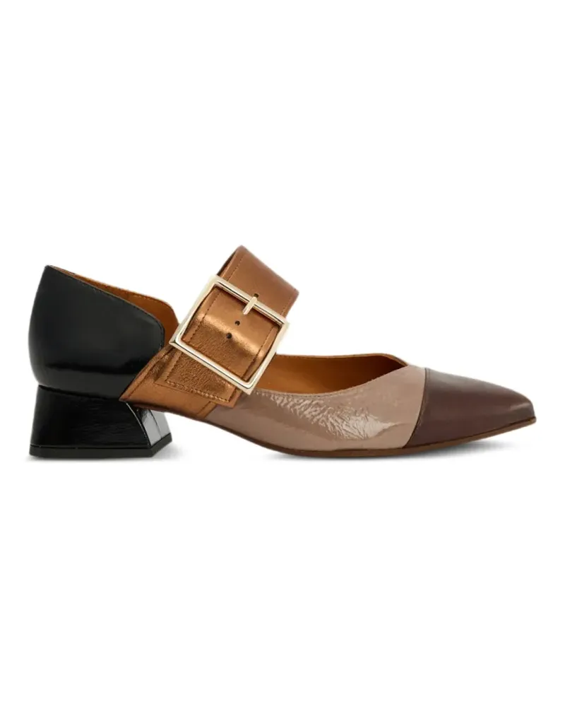 Chie Mihara Spitze Pumps mit Schnallenverschluss - Nude Nude