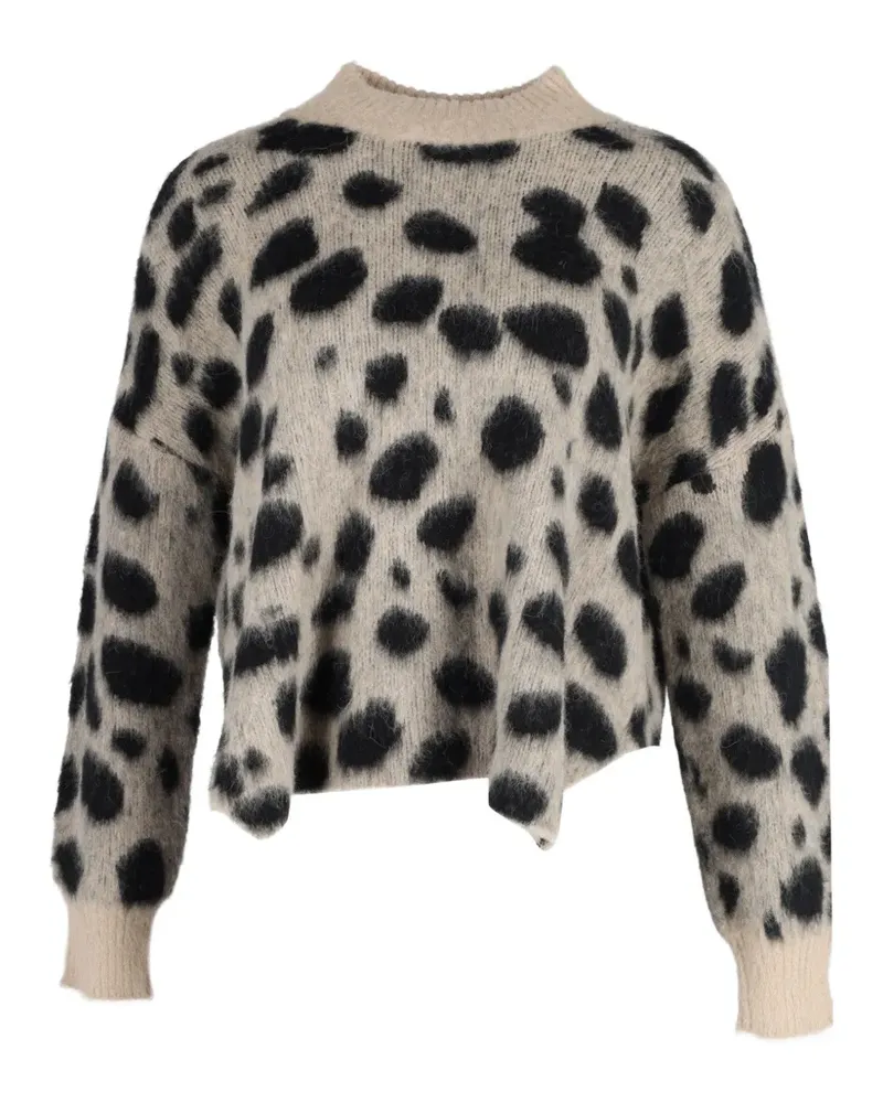 HUGO BOSS animal print sweater - Nude Nude