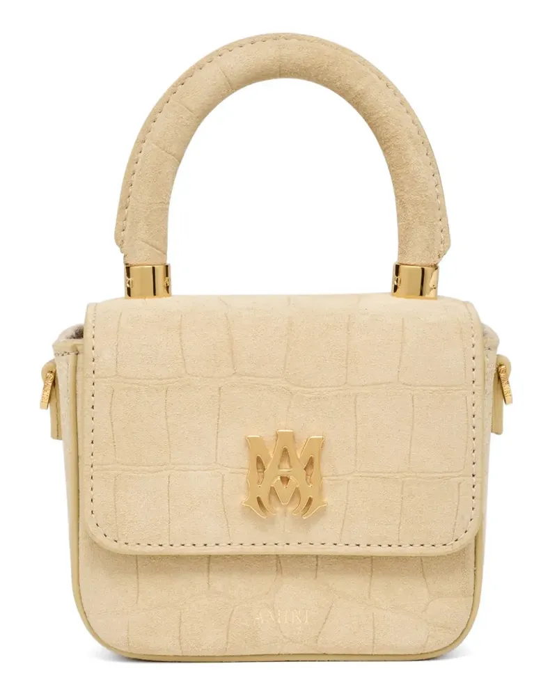 Amiri Mini-Tasche aus Wildleder - Nude Nude