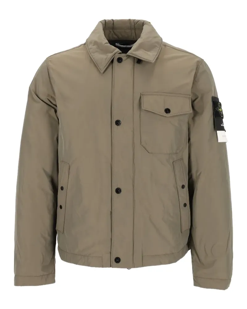 Stone Island Micro Reps padded jacket - Grün Grün