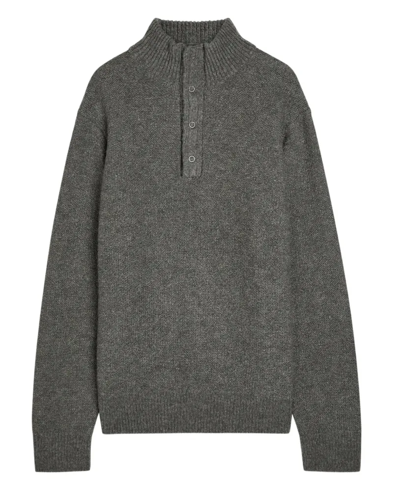 Paige Kotoni Pullover mit Stehkragen - Grau Grau