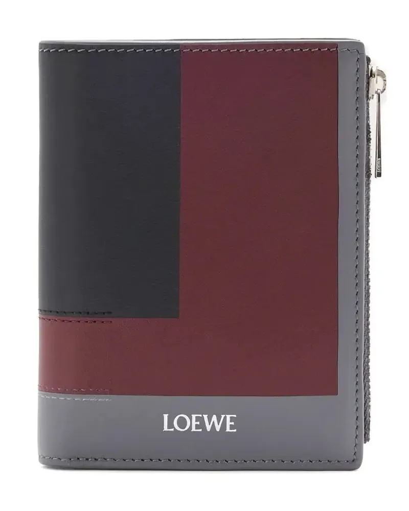 Loewe Portemonnaie in Colour-Block-Optik - Grau Grau