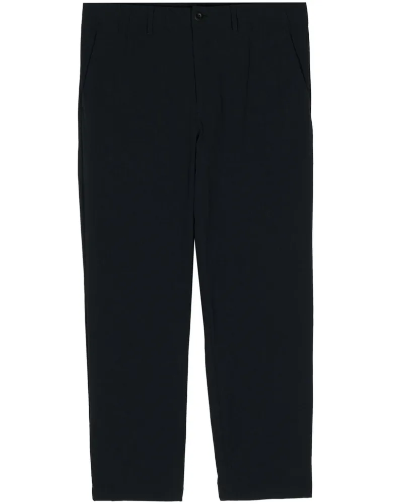 Snow Peak Cropped-Hose mit Stretchbund - Schwarz Schwarz