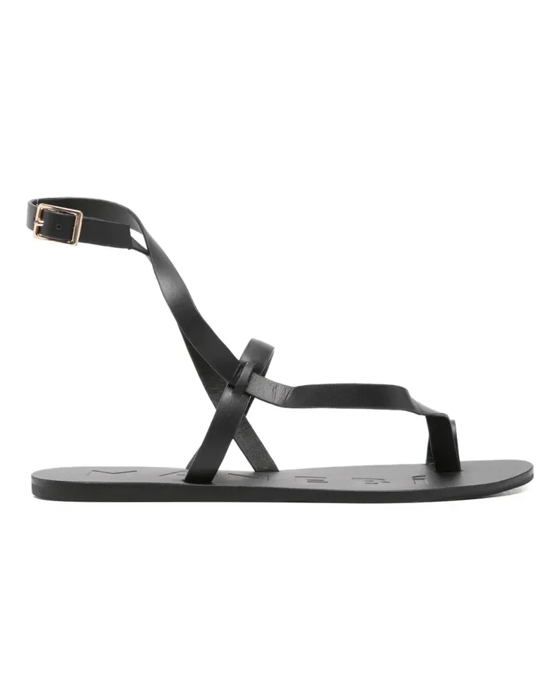 Manebí strap flat sandals - Schwarz Schwarz