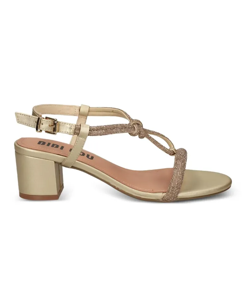 Bibi Lou Sandalen mit Kristallen - Gold Gold