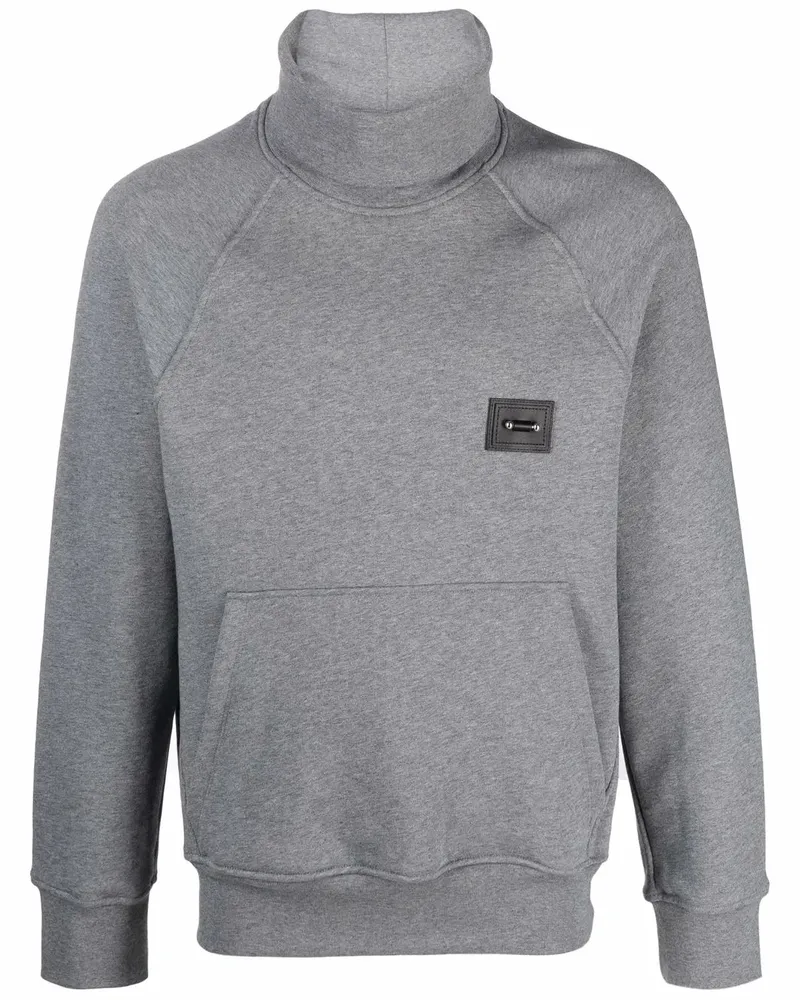Neil Barrett Sweatshirt mit Rollkragen - Grau Grau