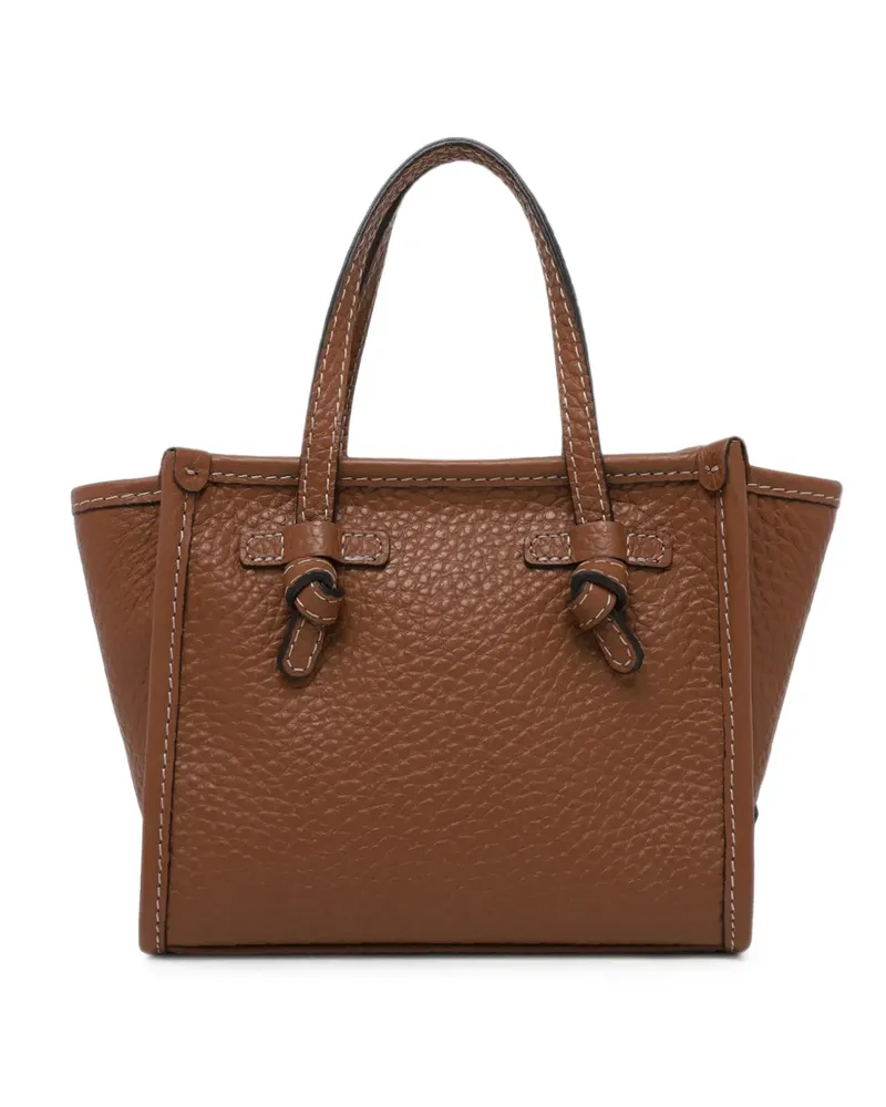 Gianni Chiarini Mini Miss Marcella Tote Bag mit Knotendetail - Braun Braun