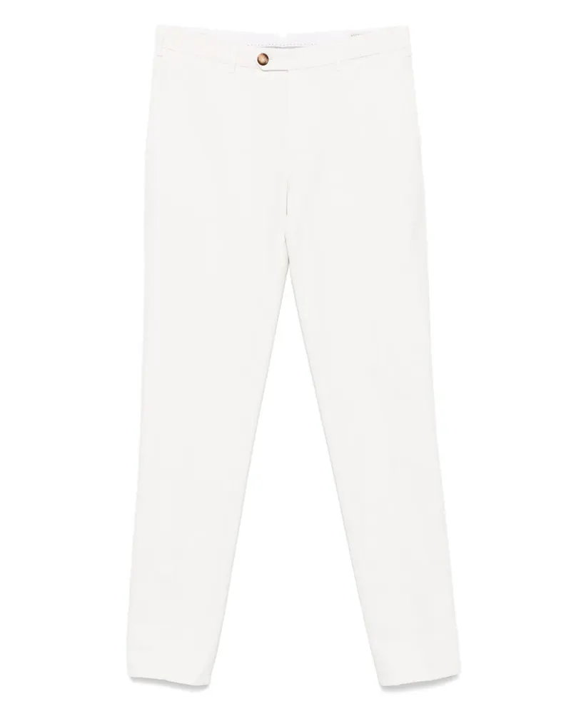 Brunello Cucinelli Hose mit geradem Bein - Weiß Weiß