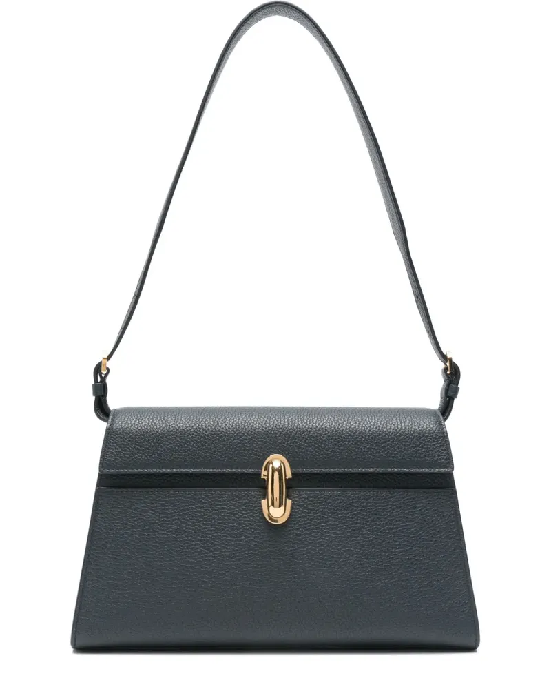 SAVETTE Handtasche aus Leder - Blau Blau