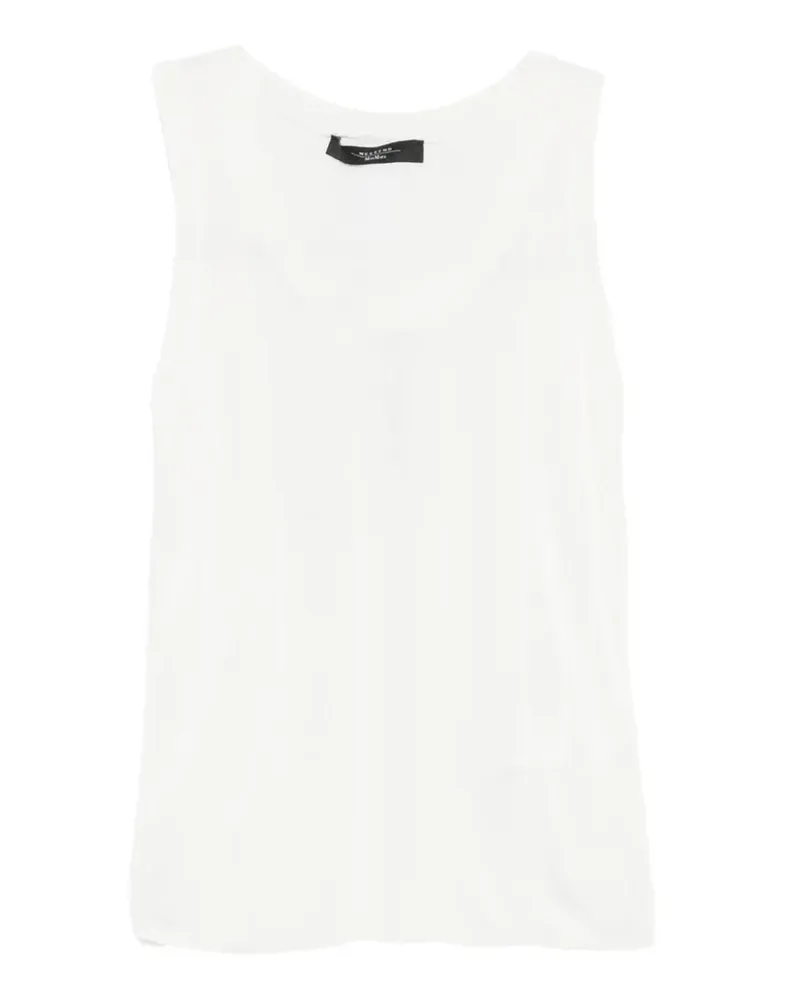 Max Mara sleeveless top - Weiß Weiß