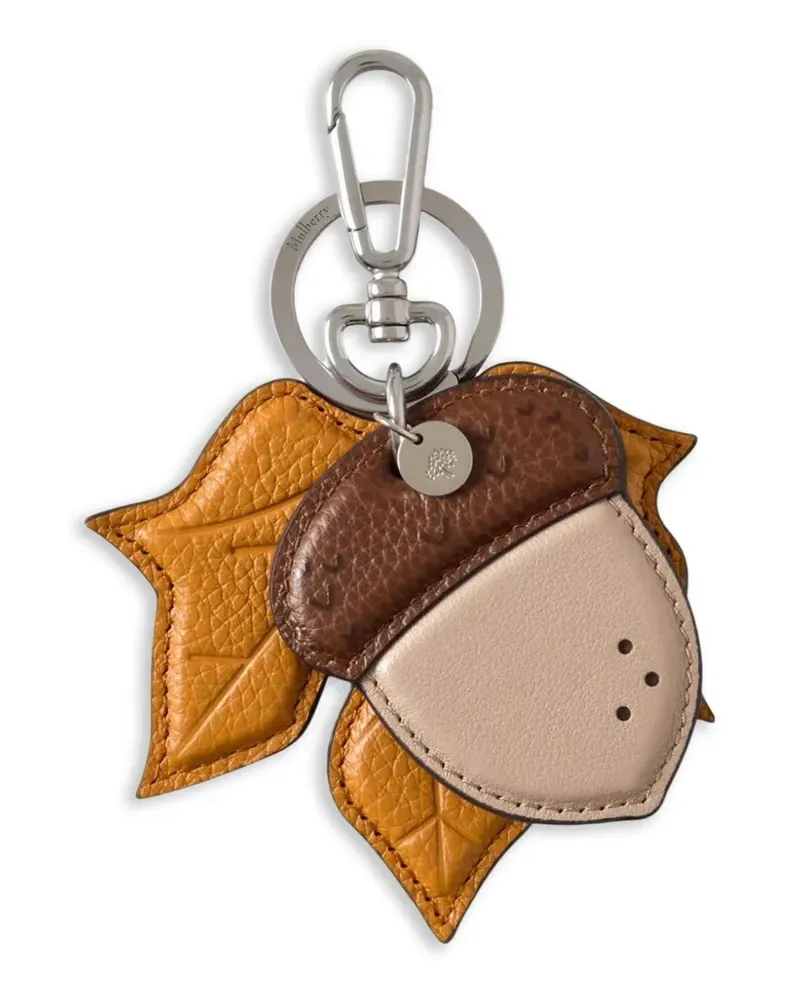 Mulberry British Park Schlüsselanhänger mit Eichel - Braun Braun