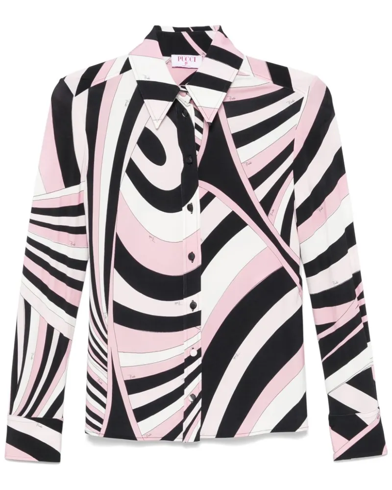 Emilio Pucci Hemd mit Iride-Print - Rosa Rosa