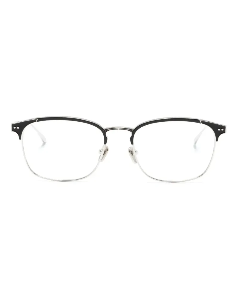 Leisure Society Club Brille mit rundem Gestell - Silber Silber