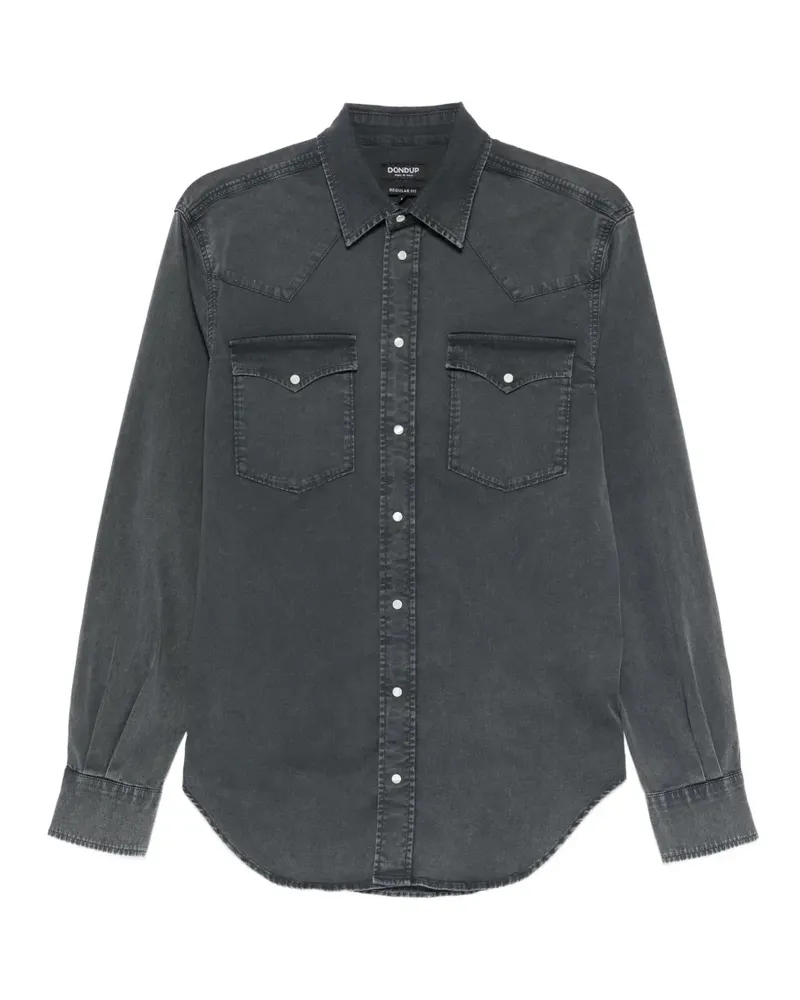 Dondup buttoned denim shirt - Grau Grau