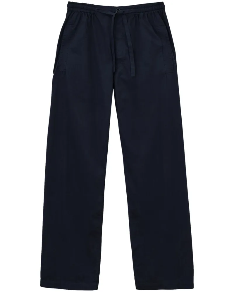 Christophe Lemaire Gerade Hose mit Kordelzug - Schwarz Schwarz