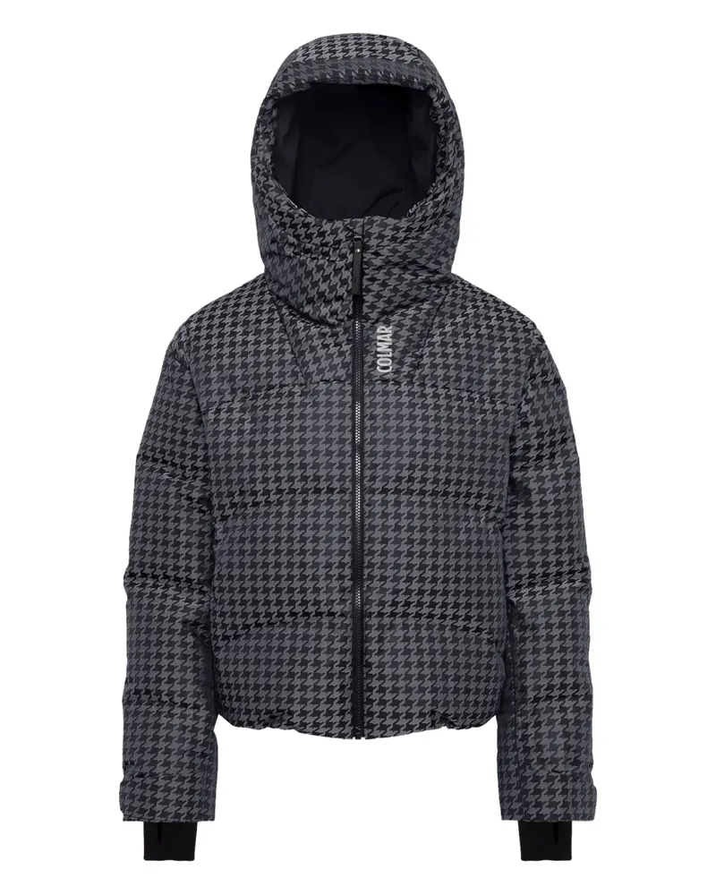 Colmar Daunenjacke mit Hahnentrittmuster - Grau Grau
