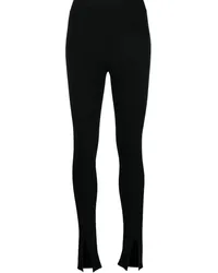 AERON Leggings mit Schlitz Schwarz