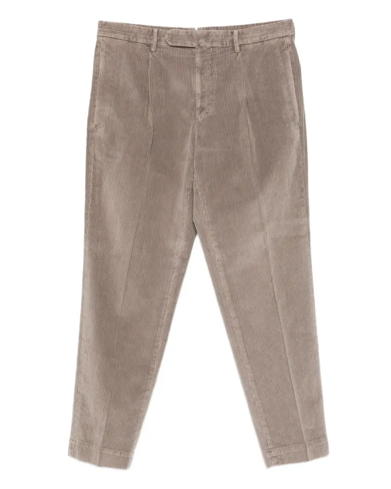 Dell'oglio Cordhose mit Falten - Braun Braun