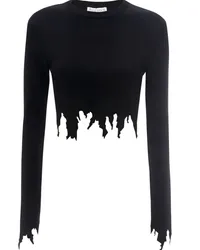 J.W.Anderson Gerippter Pullover Schwarz