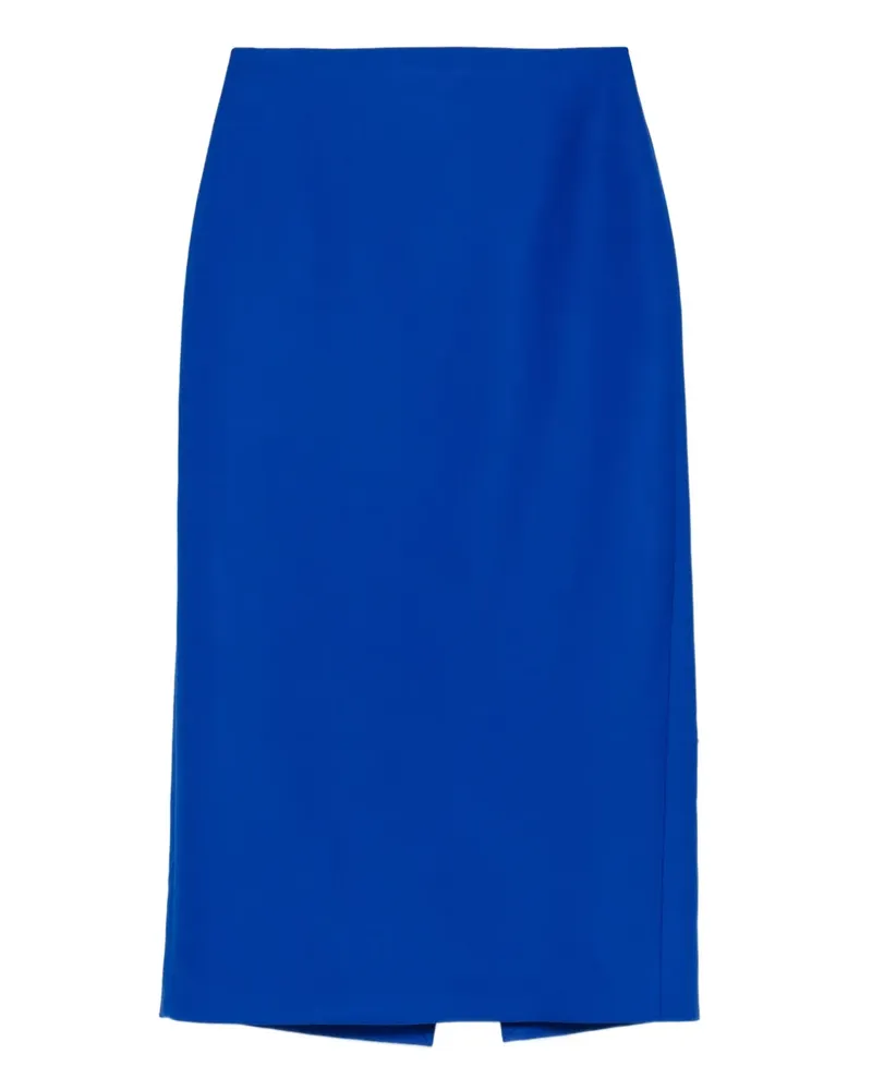 David Koma back slit skirt - Blau Blau