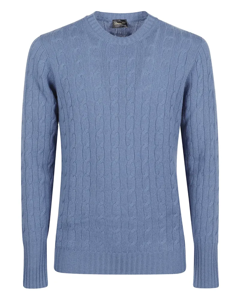Drumohr  Pullover mit rundem Ausschnitt - Blau Blau